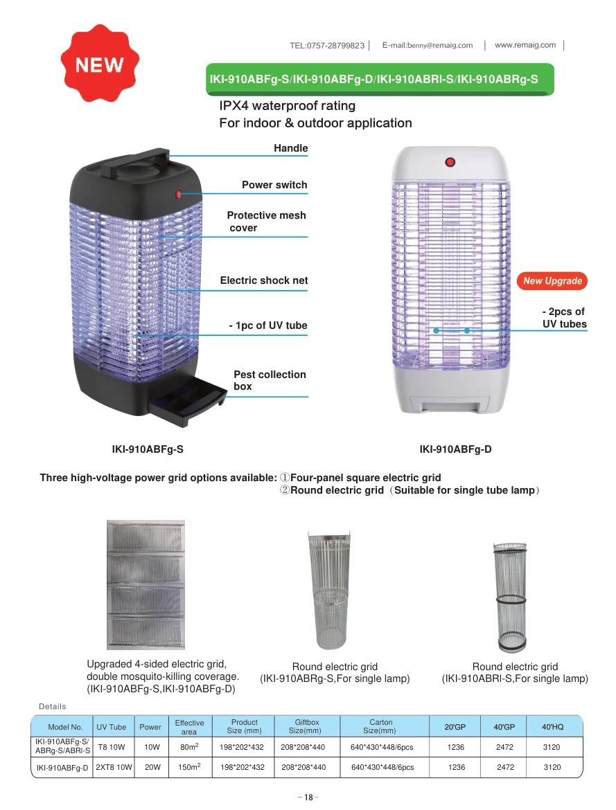 910B Series original specification sheet 1