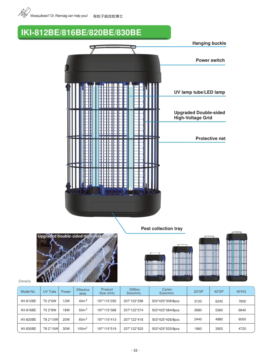 8B Series original specification sheet 1