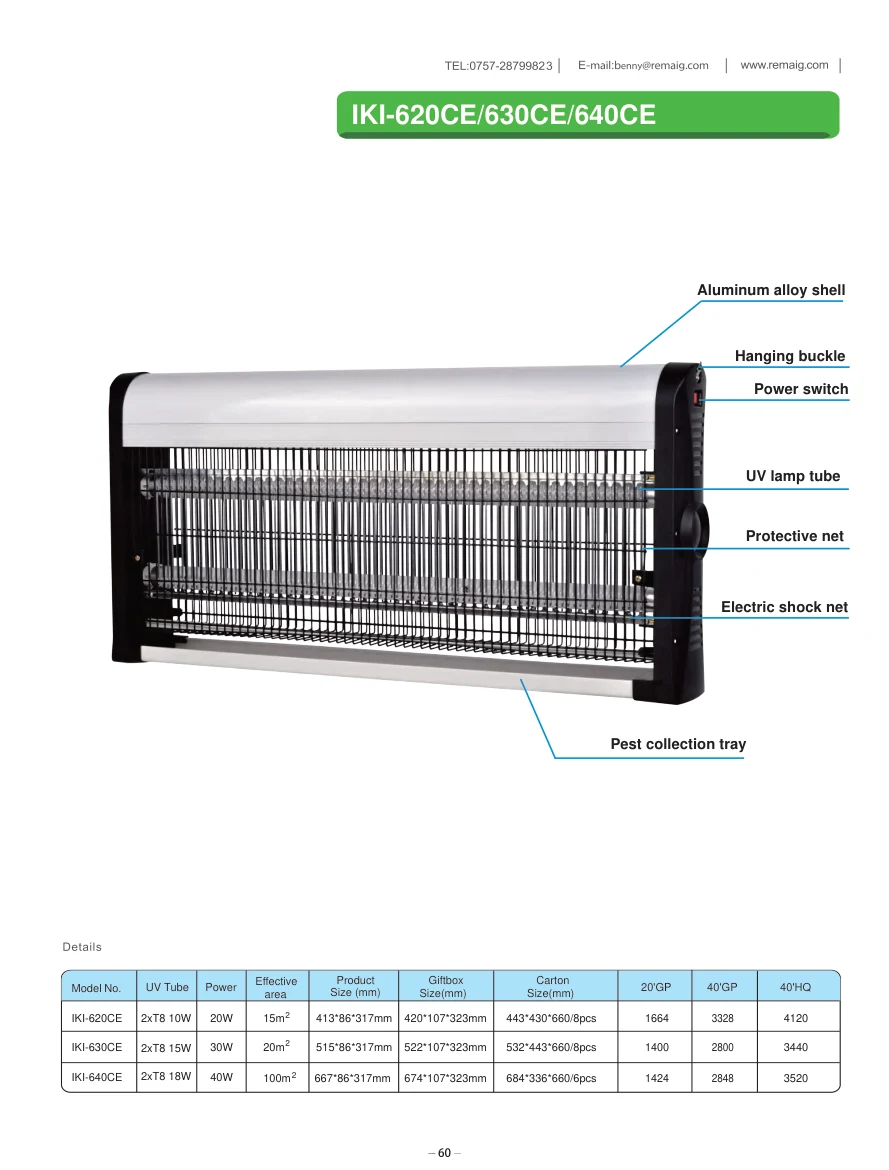 6C Series original specification sheet 1