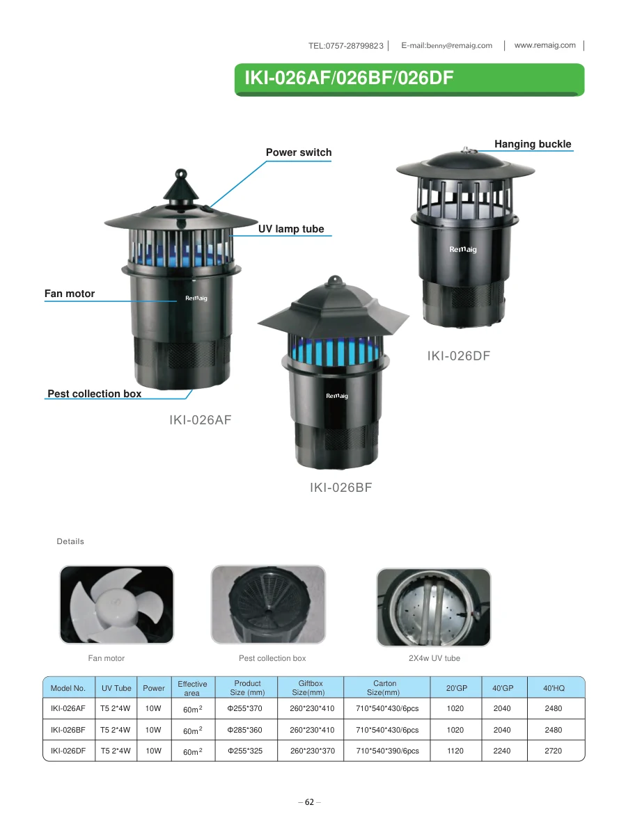 026 Indoor Series original specification sheet 1